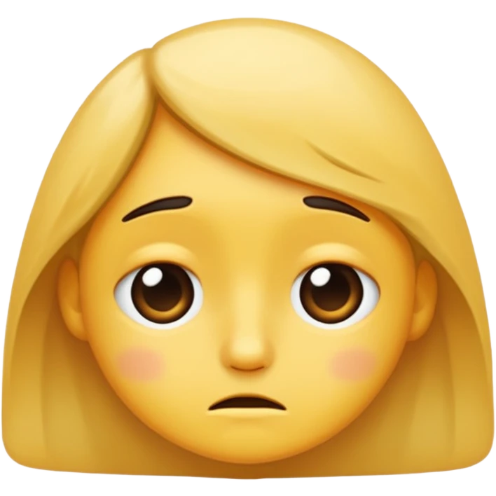 Sad sigh emoji