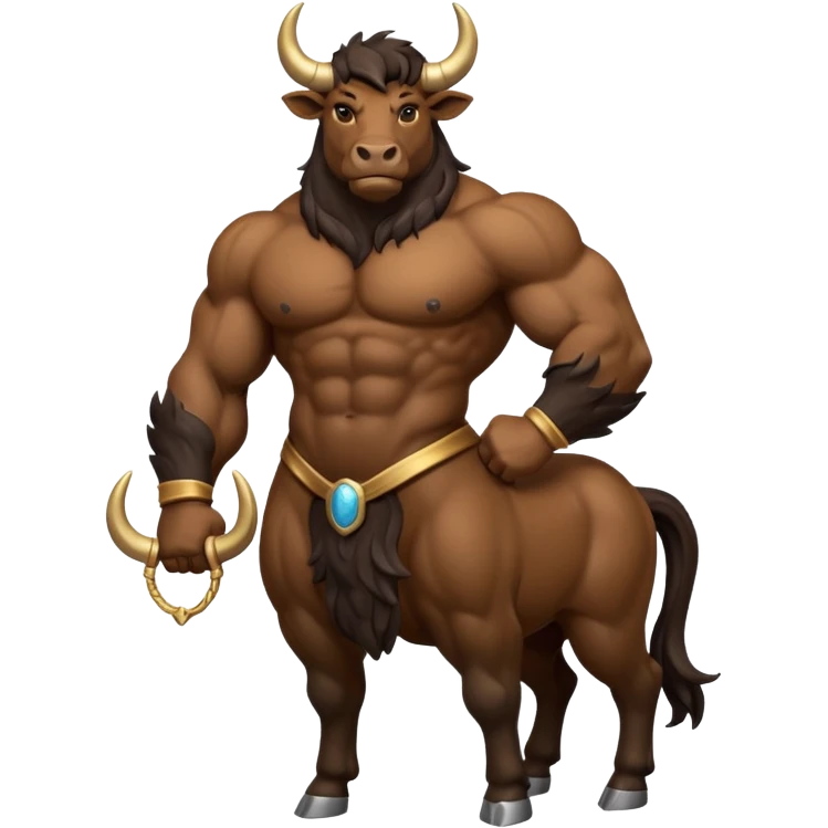 Centaur bull body emoji
