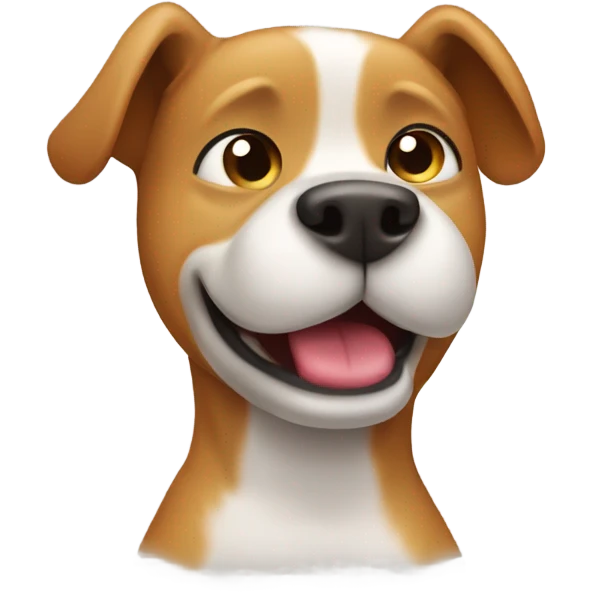 Dog farting emoji