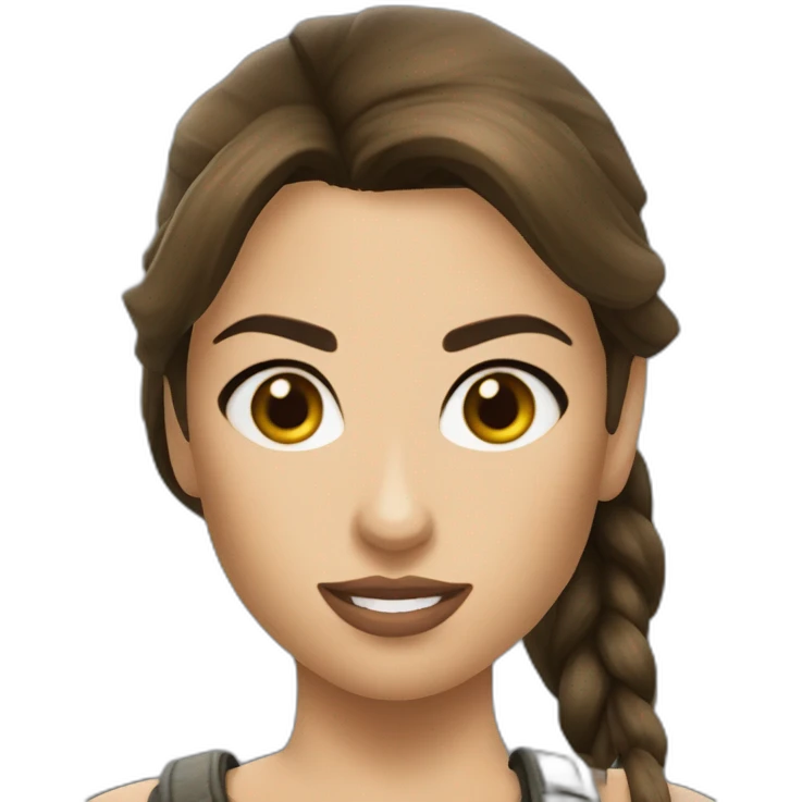 Lara croft emoji