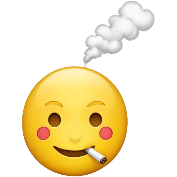 Emoji smoking emoji