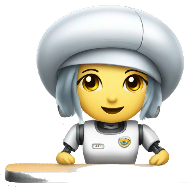 robot waitress safety monitoring emoji