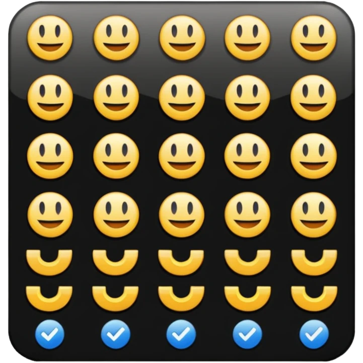 8 choices quiz emoji