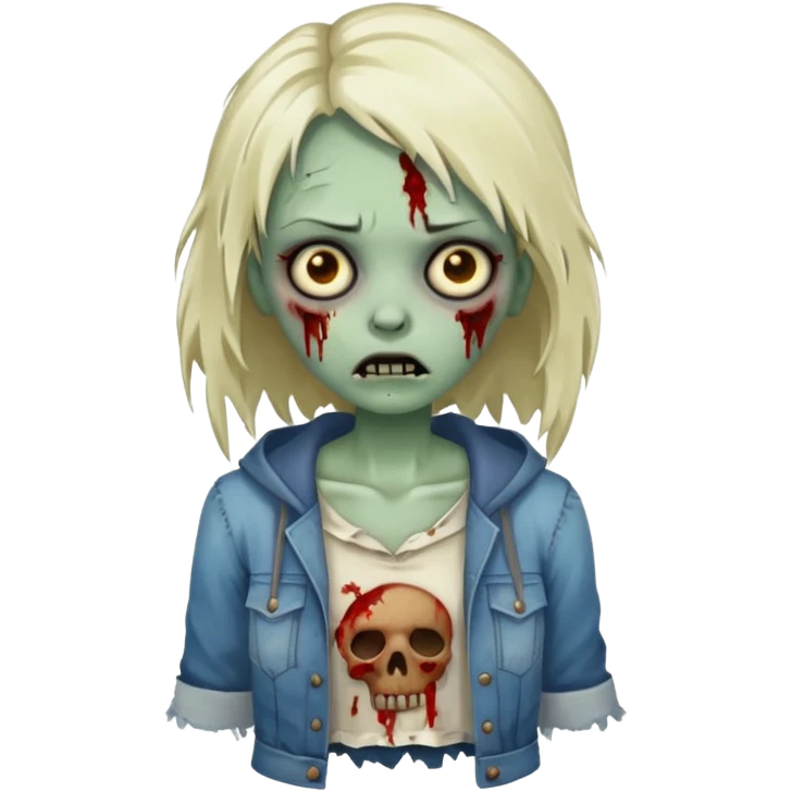 zumbi girl  emoji