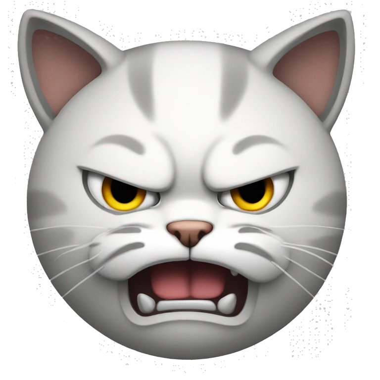 Angry cat emoji