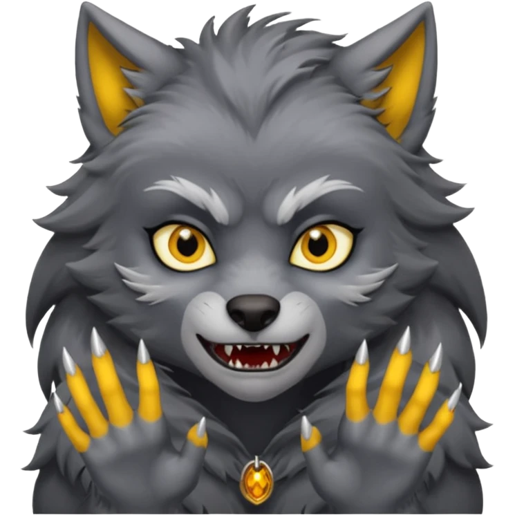 girl werewolf emoji