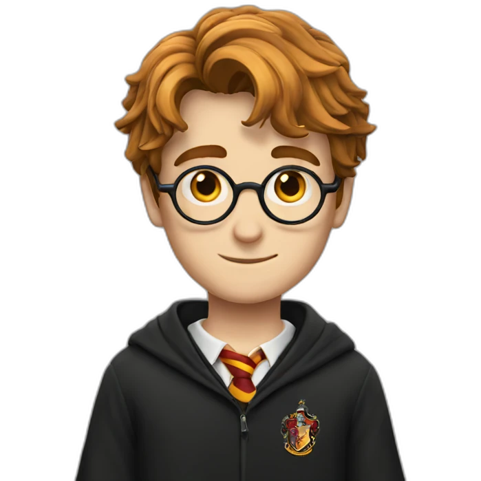 Harry Potter in under emoji