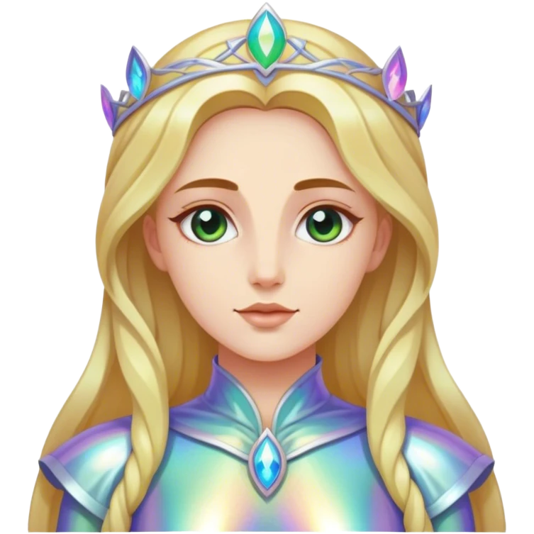 virgo the maiden iridescent  emoji