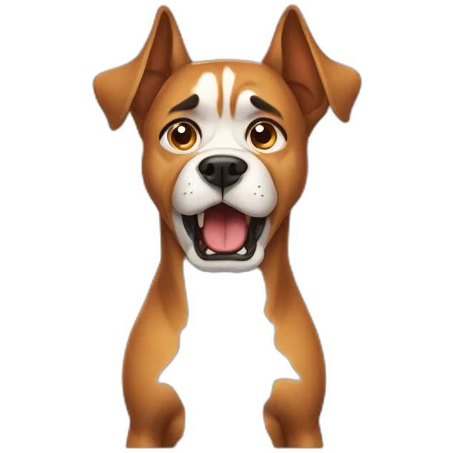 angry dog emoji