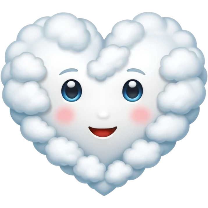 A cloud heart emoji