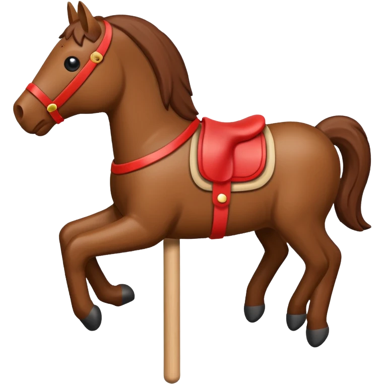horse stick toy emoji