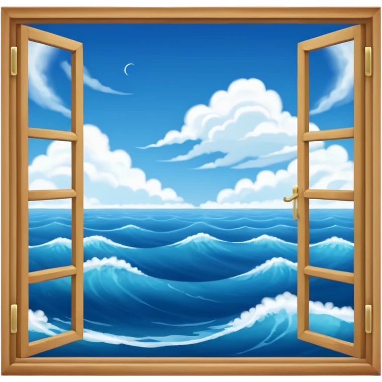 A wide window frame showing Earth’s blue oceans and swirling white clouds below.


















 emoji