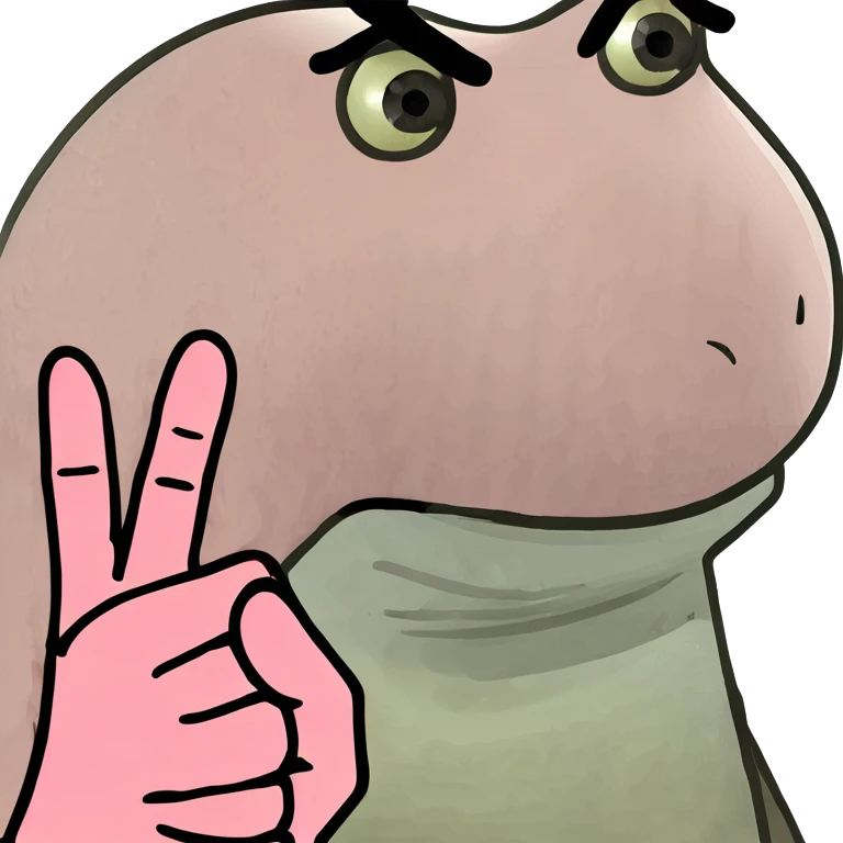 pink middle finger emoji