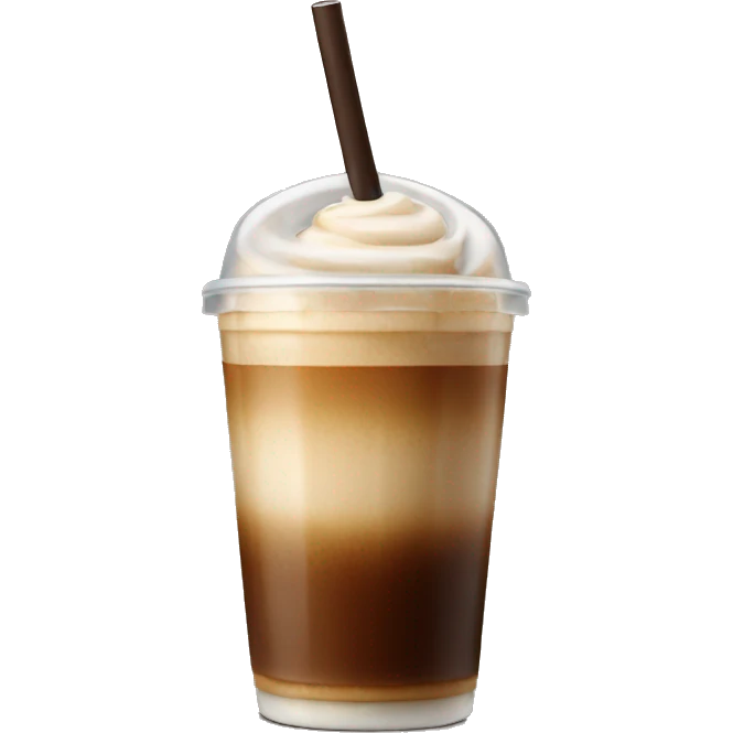 Ice coffee emoji