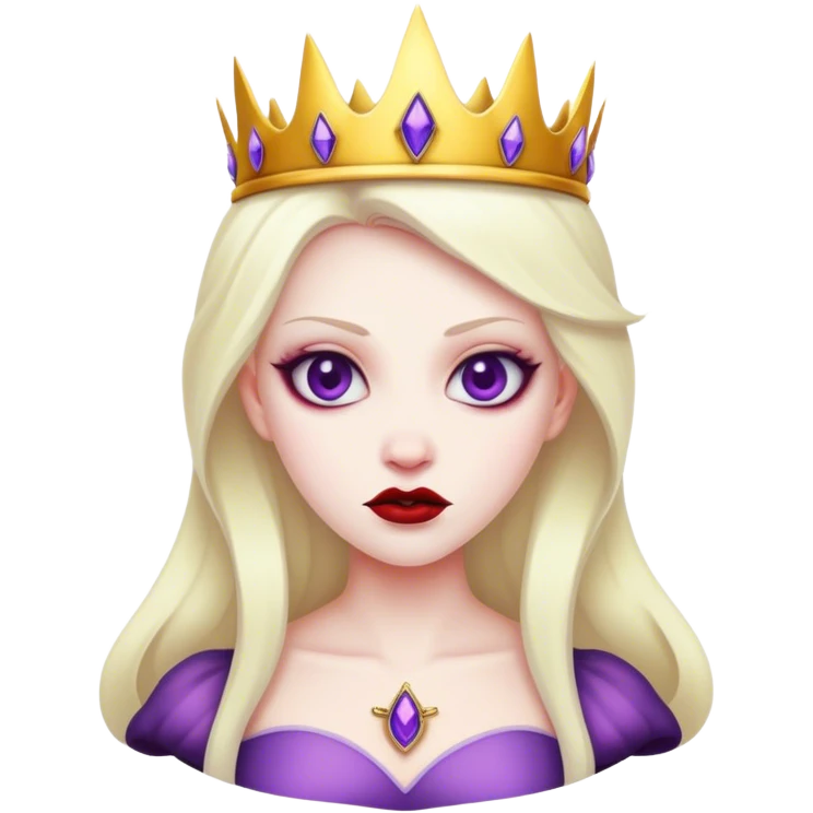 Evil princess  emoji