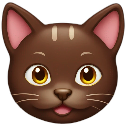 chocolate cat emoji