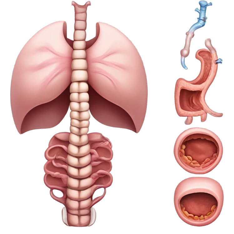 stomach and esophagus emoji