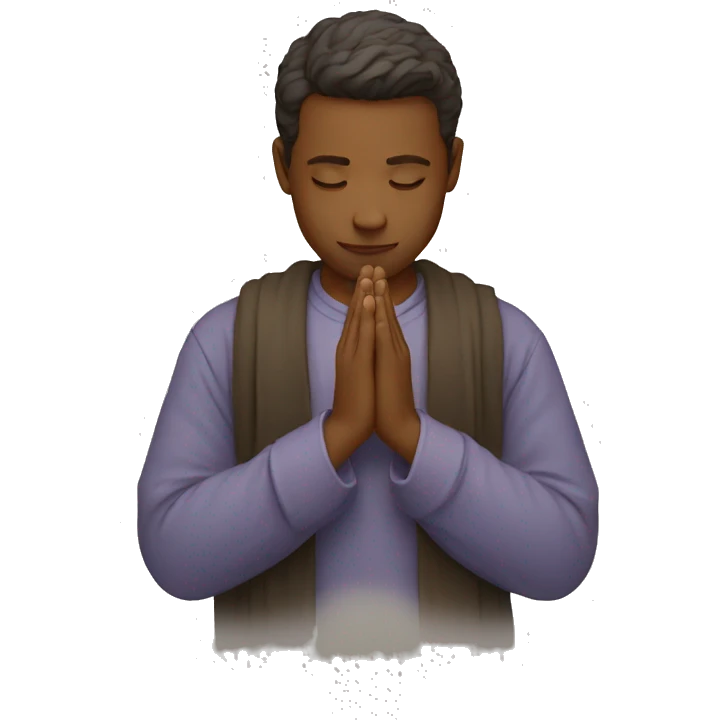 a person praying emoji