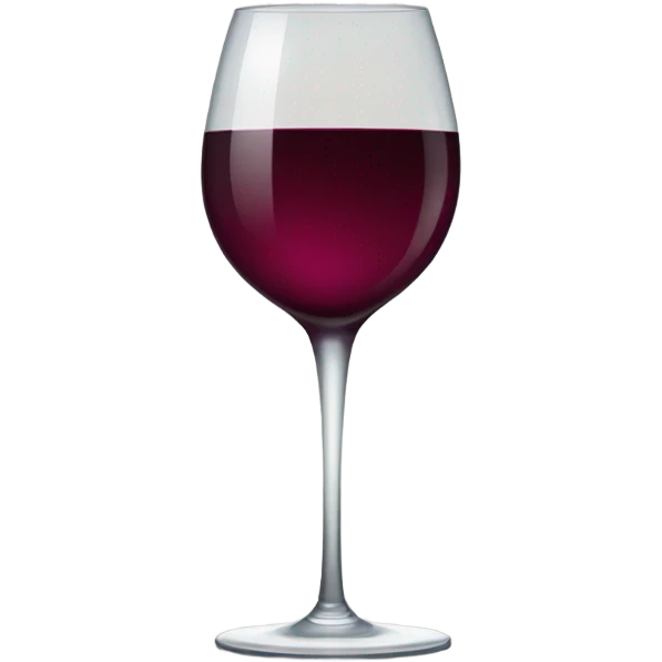 Huge wine glass emoji