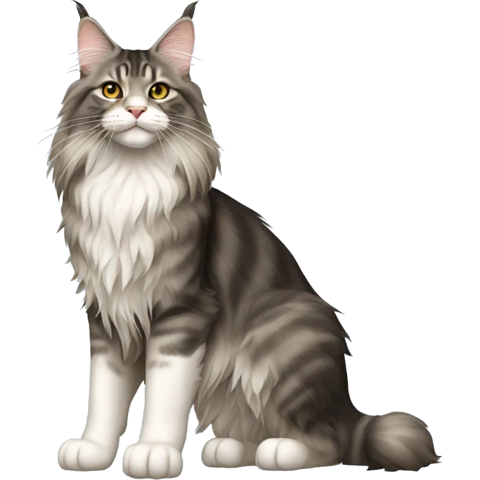 Maine Coon Cat Breed Full Body emoji