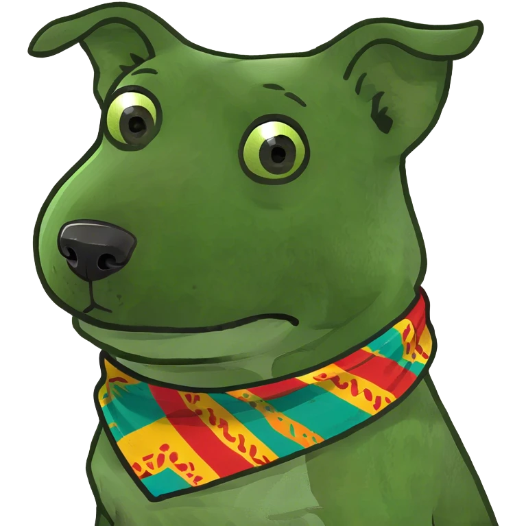 Bumbaclaat dog  emoji