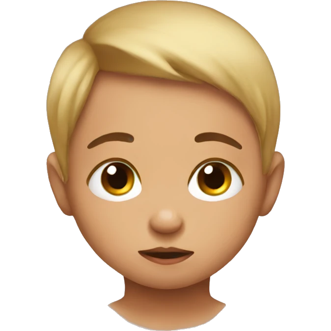 Tired baby emoji