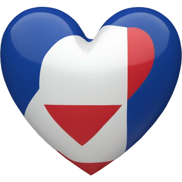 French flag heart emoji