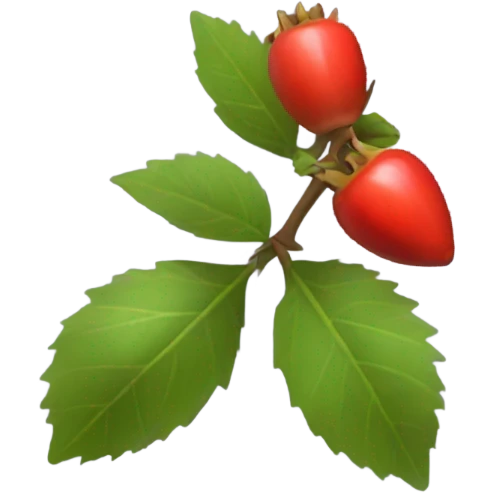 rosehip emoji