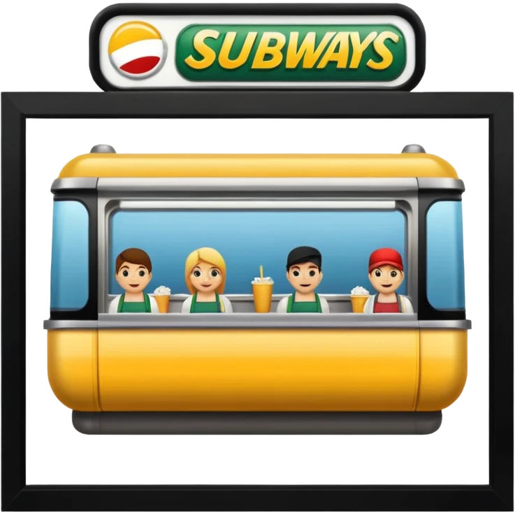 subway restaurant  emoji