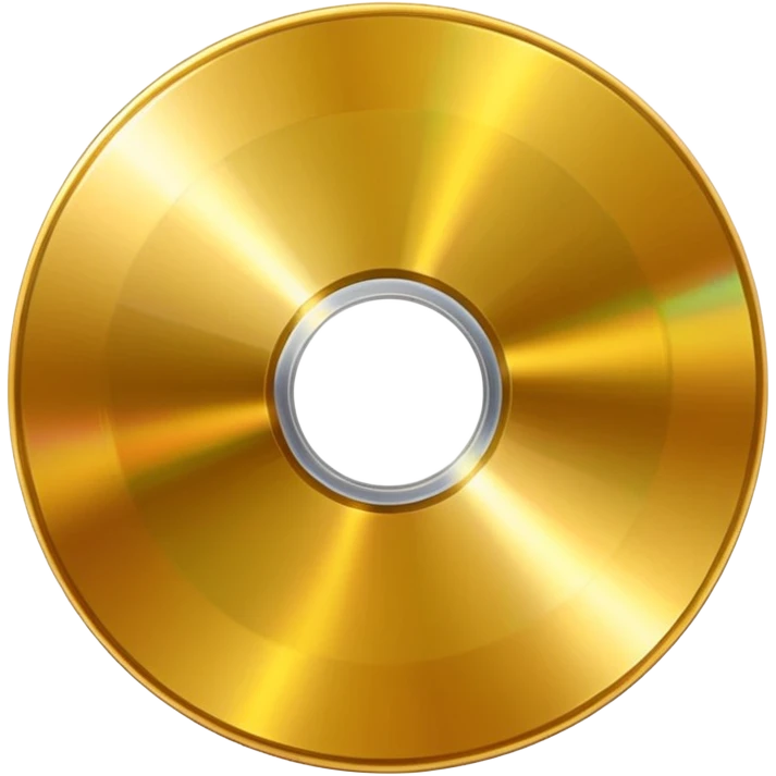 gold CD emoji