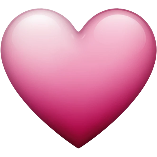Pink, white, maroon gradient heart emoji