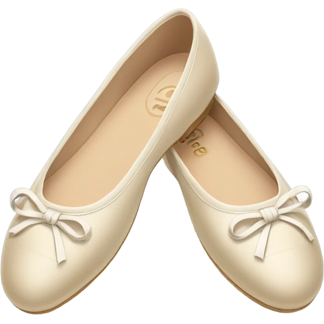 Chanel ballet flats emoji