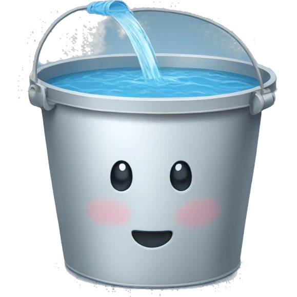 bucket of water emoji