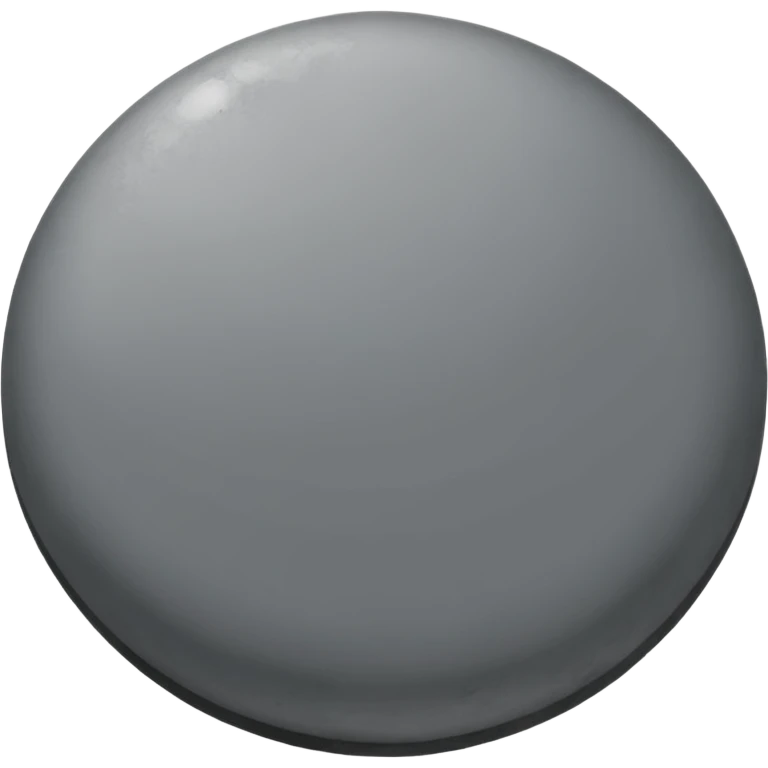 a round shaped stone emoji