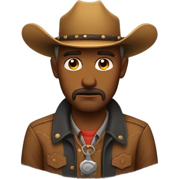 sad cowboy  emoji