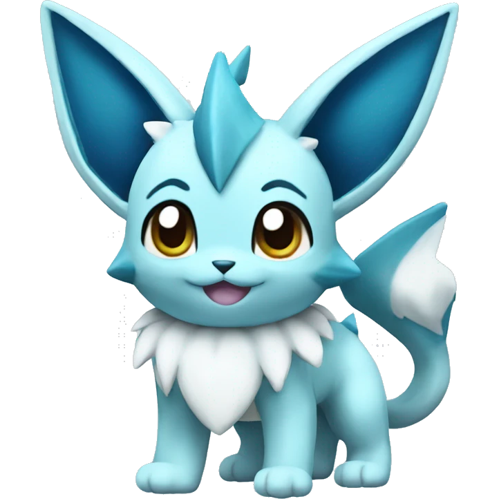 Glaceon Vaporeon Pokémon emoji