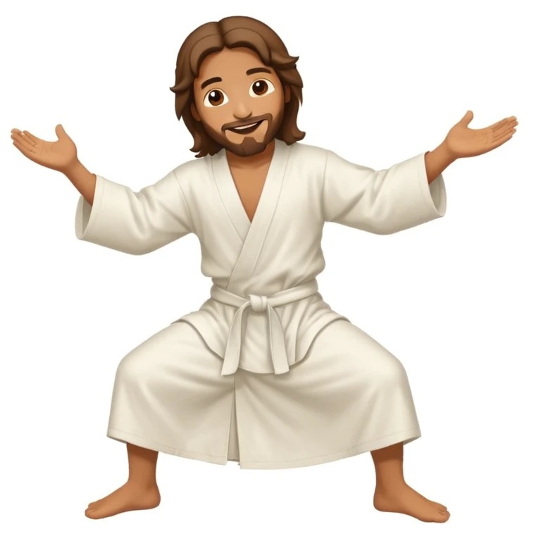 Jesus breakdancing emoji