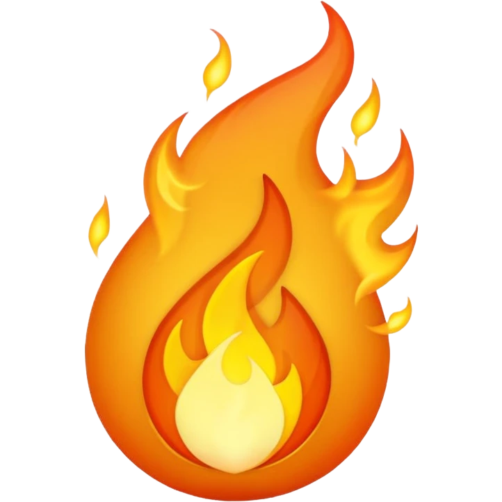 Fire burning  emoji