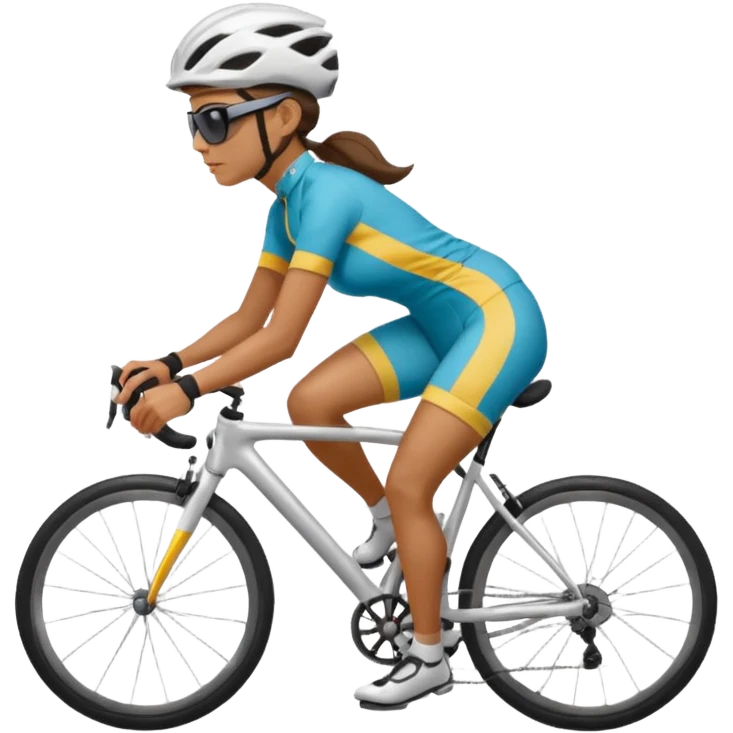 Sprostá cyklistka emoji