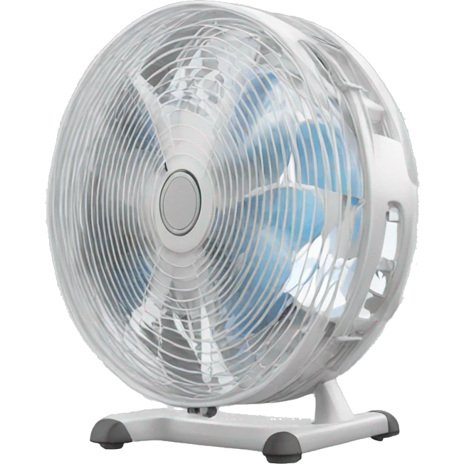 cooling down with white fan emoji