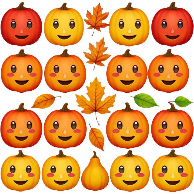 Emojis de outono  emoji