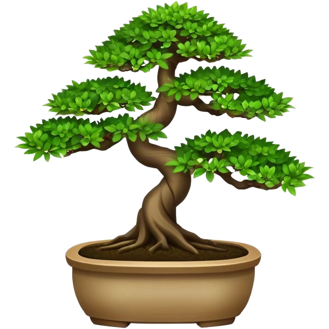 Bonsai tree emoji