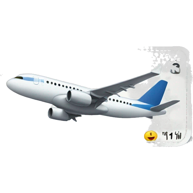 Flight ticket emoji