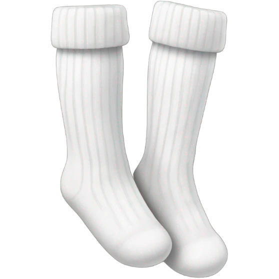 Weiße Socken schmutzig  emoji