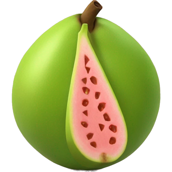 3D Guava emoji