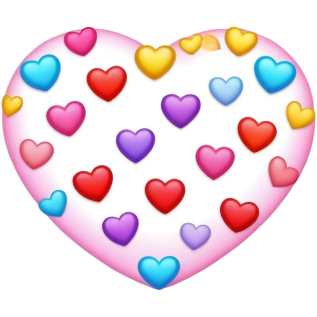 🥺 emoji with love hearts above head emoji