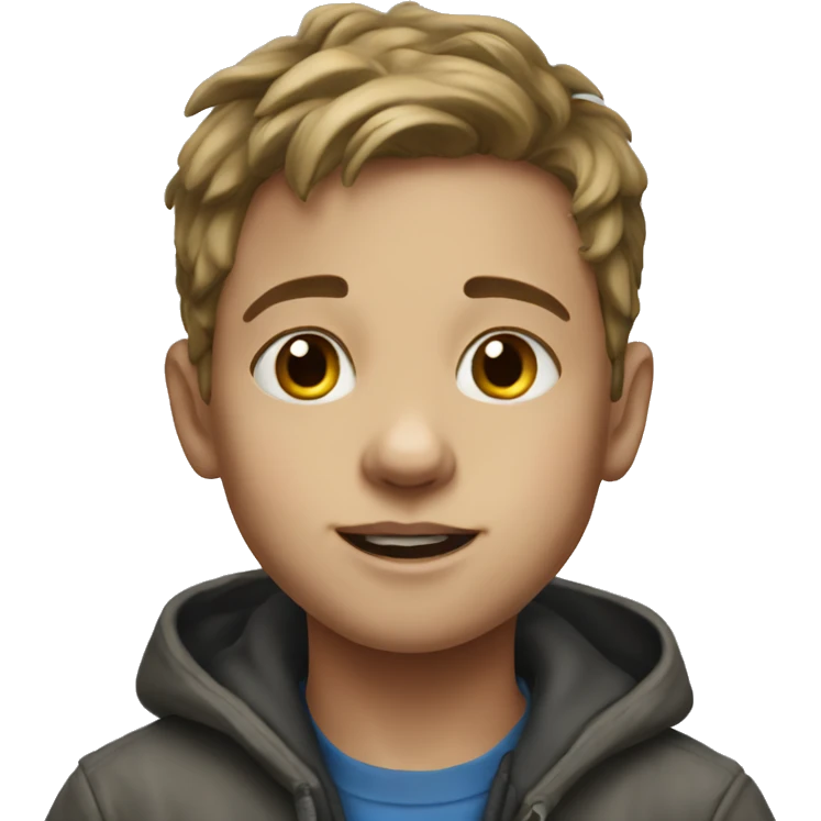 realistic portrait of a boy emoji