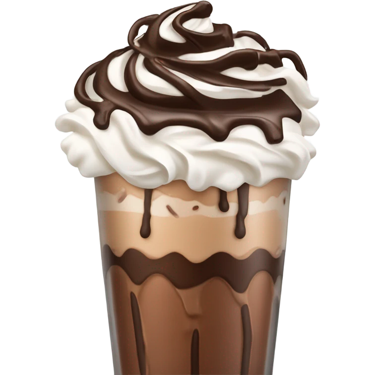 Glass of chocolate milk emoji