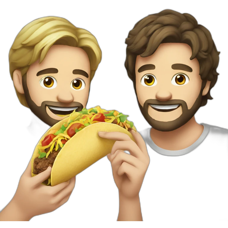 pewdiepie and jew eating taco emoji