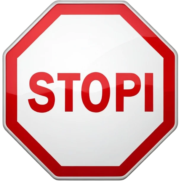 stop it sign emoji